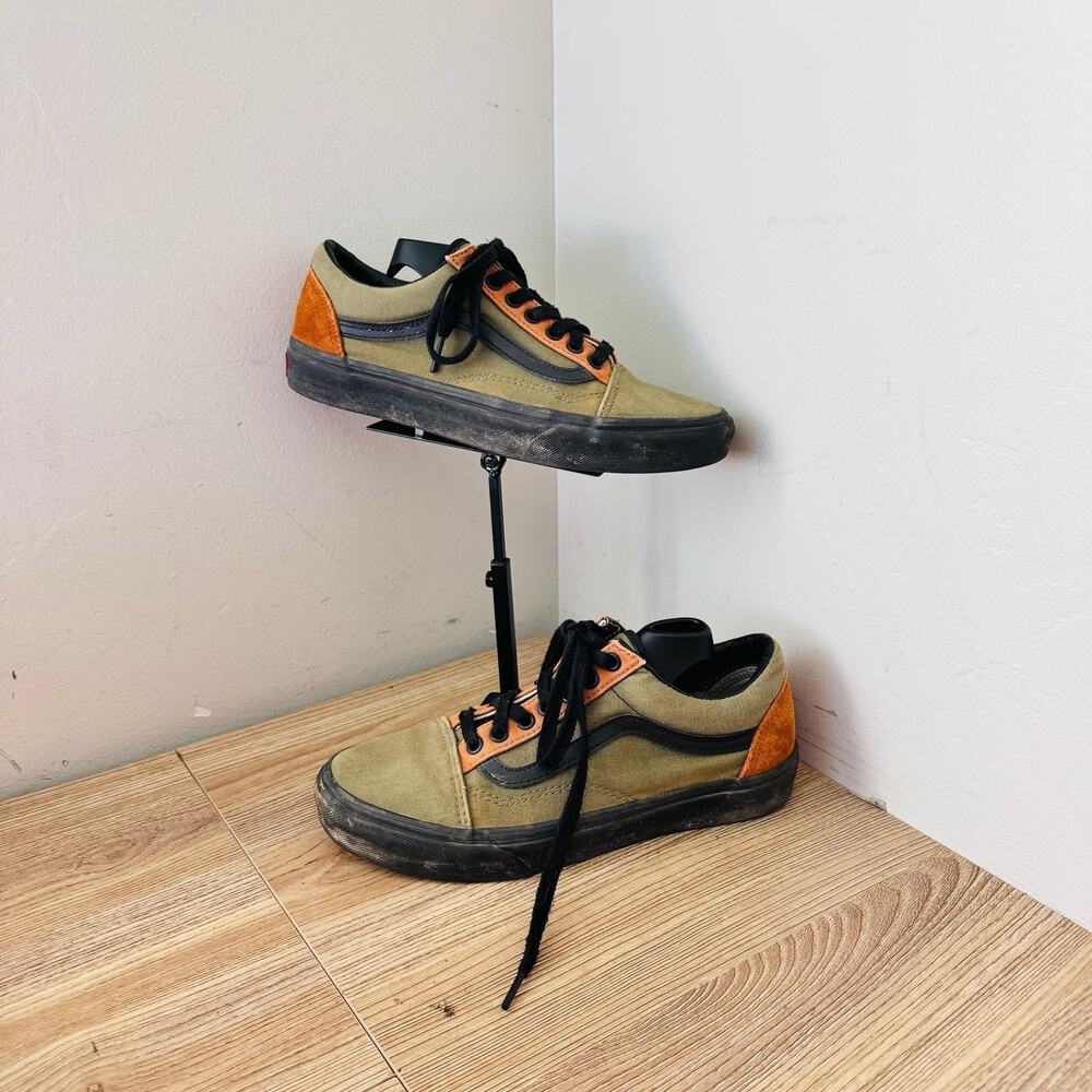 Vans Old Skool Olive And Orange Low Top Sneakers Men’s Size 7